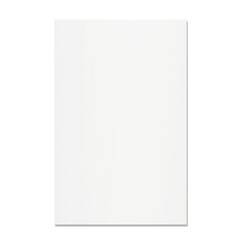 A blank white sheet of paper, often used for writing, printing, or drawing.
