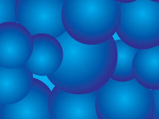 Abstract background with colorful gradations and several circular shapes such as floating bubbles or balls, giving a light and fresh impression.