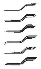 futuristic strip vector, cyberpunk strip illustration