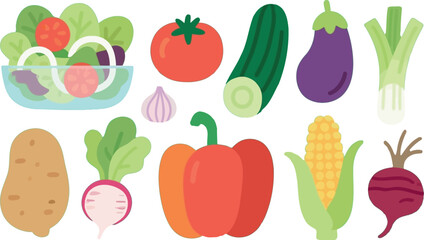 Colorful Assortment of Fresh Vegetables a Nutritious Bounty from the Garden a Culinary Symphony of Flavors and Textures for Healthy Eating