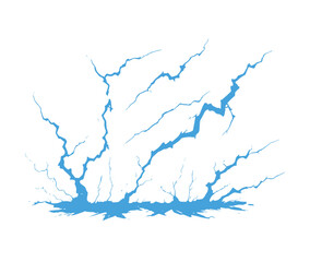 lightning vector , electricity illustration , lightning anime style , realistic lightning illustration