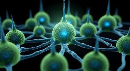 Neuron Network Connection Biology Brain Cell System