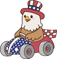Racing Patriotic Eagle