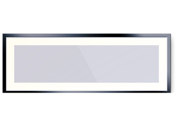 A blank, framed artwork ready for display or decoration.