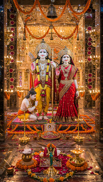 Ai Hindu God Images | Hindu God | Ram | Krishna | Ganesh | Shiv | Hanuman | Sita
