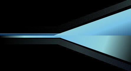 Geometric Background with Cool Blue Tones For presentation, Website banner, cover, and Wallpaper
