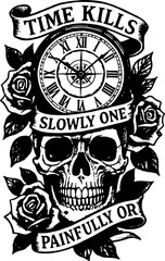 Skulls, Roses, and Tribal Tattoo Elements Set Tattoo Flash Elements Vector Bundle