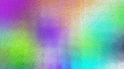 Abstract 3D Extruded Pixel Art Gradient Background With Vibrant Purple Green And Orange Colors