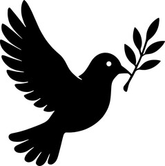 Obraz premium Dove Icon Set vector bundle