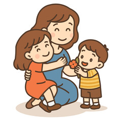 Illustration Of Mother's Day