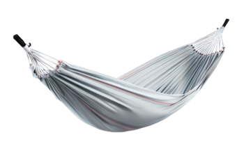 Stylish hammock on transparent background
