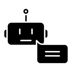 Minimalist Chat Bot Icon
