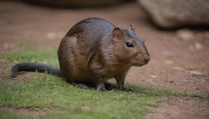 agouti in the forest