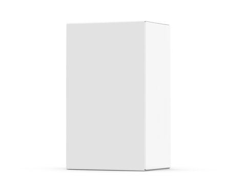 Paper box mockup, packaging carboard box carton mock up template for branding and presentation, 3d illustration