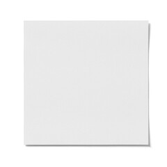 A plain white square sheet of paper, blank and ready for writing or drawing.