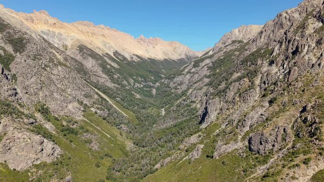 Valle del casa de piedra en Bariloche