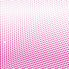 Polka dot color gradient halftone pattern. Vector illustration
