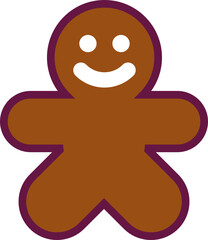 Solid Cartoon Winter Icon
