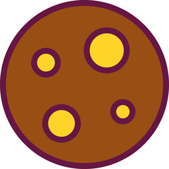 Solid Cartoon Winter Icon
