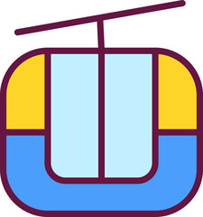 Solid Cartoon Winter Icon