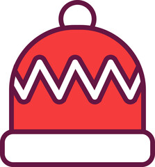 Solid Cartoon Winter Icon