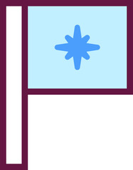 Solid Cartoon Winter Icon