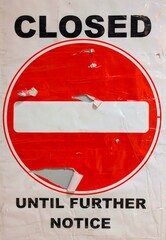 Stop closedsign
