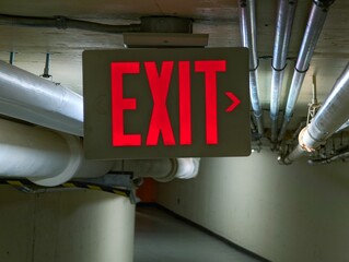 emergency exit sign