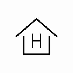 house home building icon vector sign