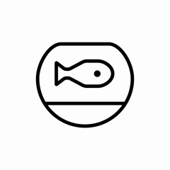 fish food meal icon vector sign