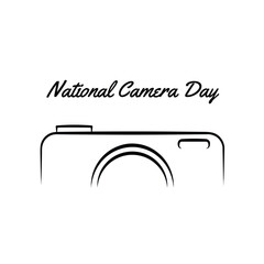 Flat-style vector featuring a DSLR camera with festive elements. Great for creative agencies, social media posts, or camera lovers. Fully editable EPS format.

