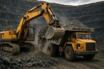 Heavy-Duty Equipment for Extracting and Refining Rhenium Metal