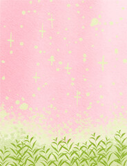 soft pastel pink green colorful abstract illustration, background, wallpaper, card invitation design