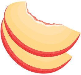 Fruit, Peach, Tropical Fruits, Illustration Hand Drawn