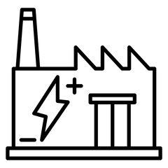 Factory Vector Icon