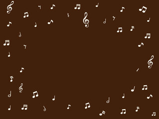 音符と音楽記号の壁紙