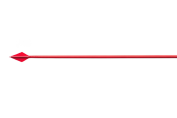 Focus on Precision, A Red Arrow Spear points with Sharp Accuracy and Focus