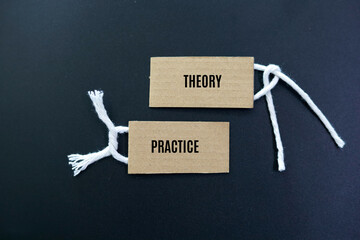 wo choices between theory or practice. Both theory and practice are essential. Theory usually comes...