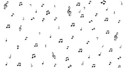 音符と音楽記号の壁紙