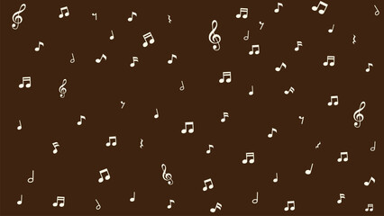 音符と音楽記号の壁紙