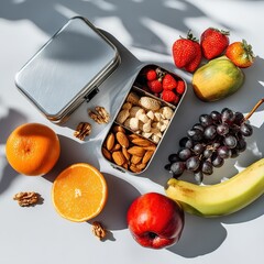 Flatlay Sustainable Lunch