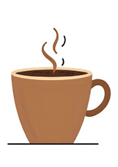 Steaming Cup of Coffee Comfort.