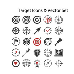 Target Icons & Vector set