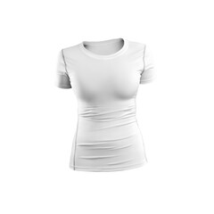 A plain white short-sleeve t-shirt, suitable for casual wear or as a base layer for various outfits.