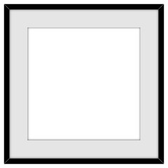 A blank picture frame, ready for artwork or a photograph to be placed inside.