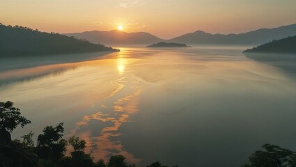 Sumatra's quiet crown of water