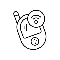 Smart Baby Monitor Icon vector stock illustration