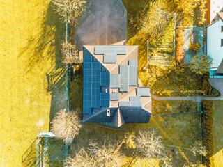 Sustainable energy generation with rooftop solar panels