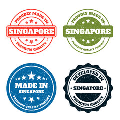 Singapore Made Premium Quality Products. Authentic Seal & Stamp