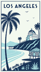 Los Angeles Dreams - Pacific Light in Minimal Form